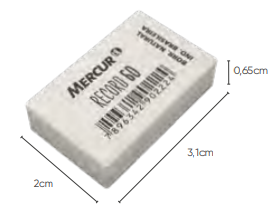 BORRACHA N60 BRANCA >